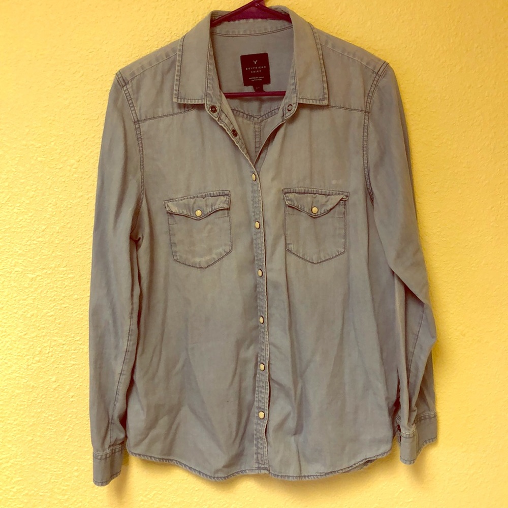 Button up boyfriend shirt